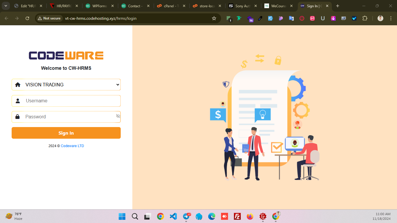 employee attendance device